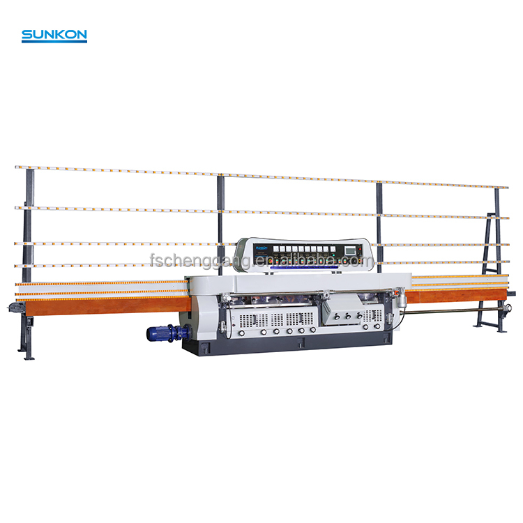 CGZ10325P-45 Glass Straight-line Flat And 45 Bevel Degree Bevel Edger Edging Polishing Grinding