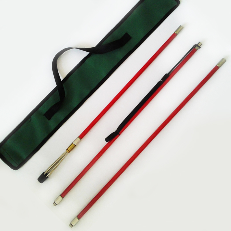 Handspear 2,2 м Стекловолоконная ручная копье красная груша с 5 зубцами наконечники polespear подводная рыболовная копье