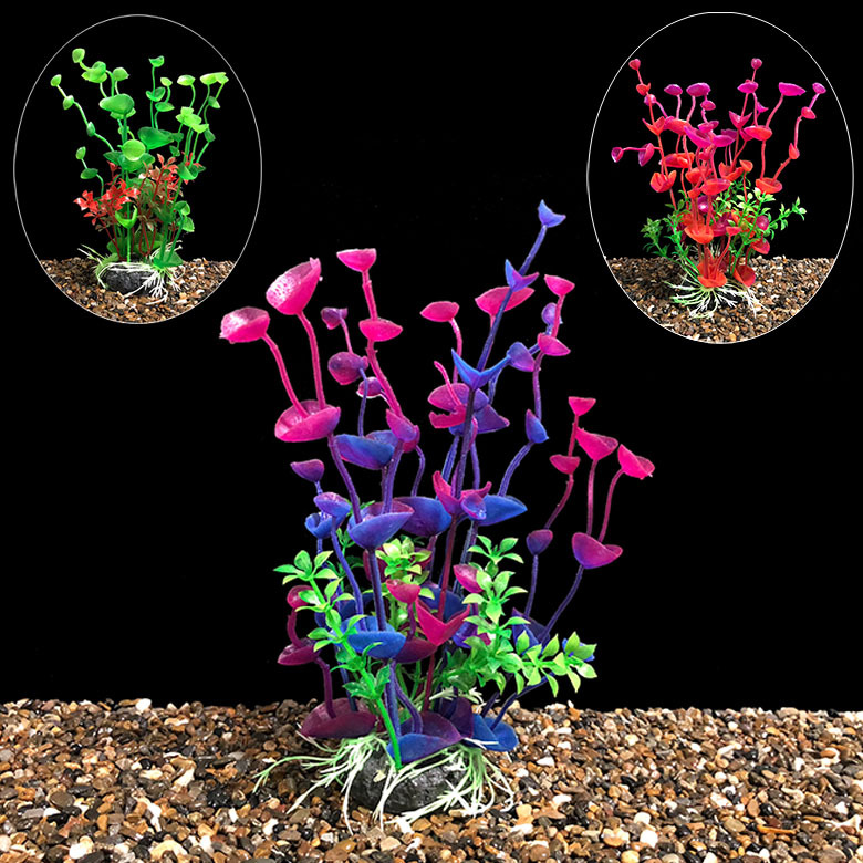 Hot sale design aquarium accessories Simulation of aquatic plants for fish tank landscaping hotel supplies