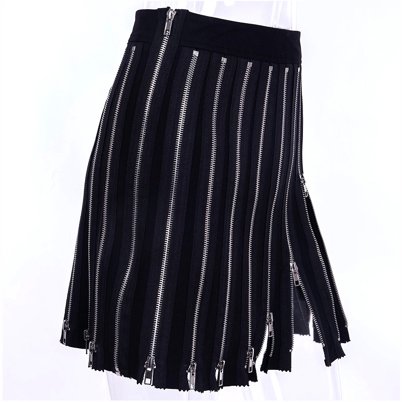 YUANXING factory wholesale women's skirts girls' skirts with zippers