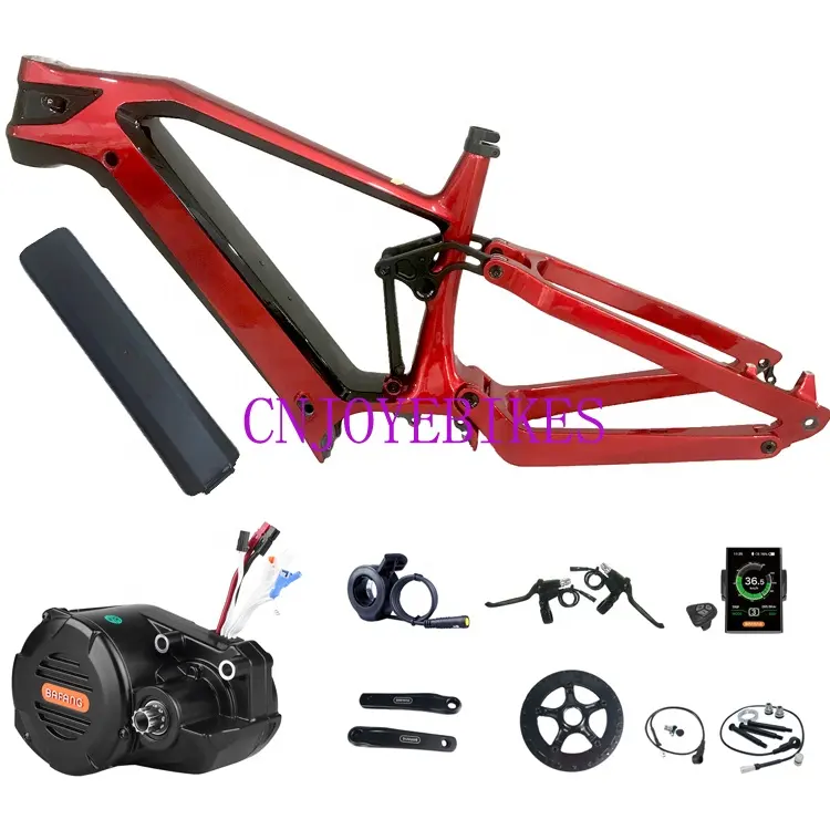 Joyebikes BAFANG Ultra G510 M620 1000w lightcarbon fiber electric bike MTB  frame with motor set and Battery 17.5ah