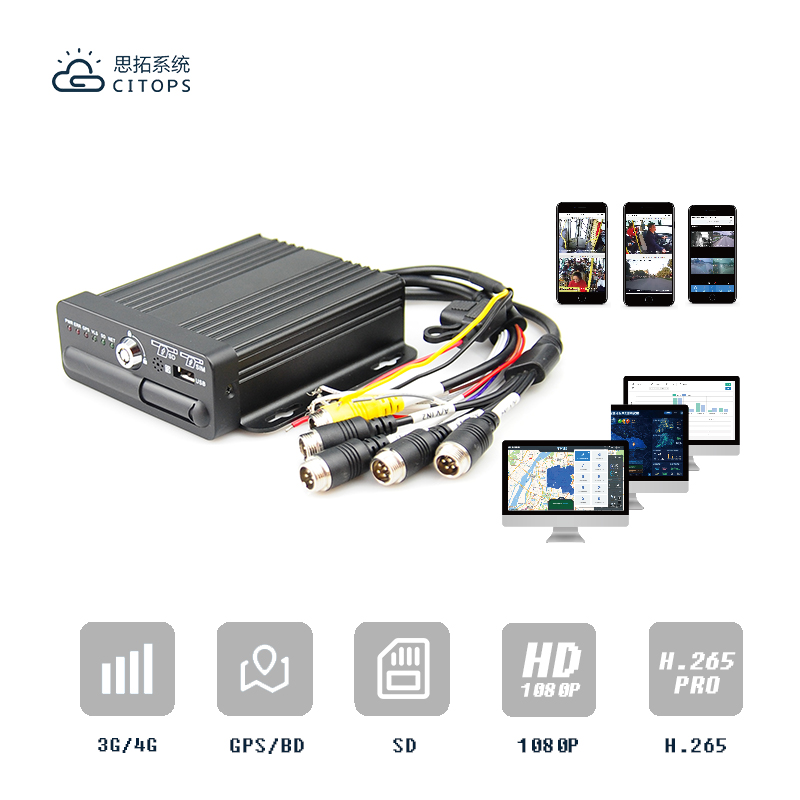 H.264 4ch mdvr видеонаблюдения видеорегистратор DVR для автомобиля 720p 1080p mdvr с gps 4g, Wi-Fi