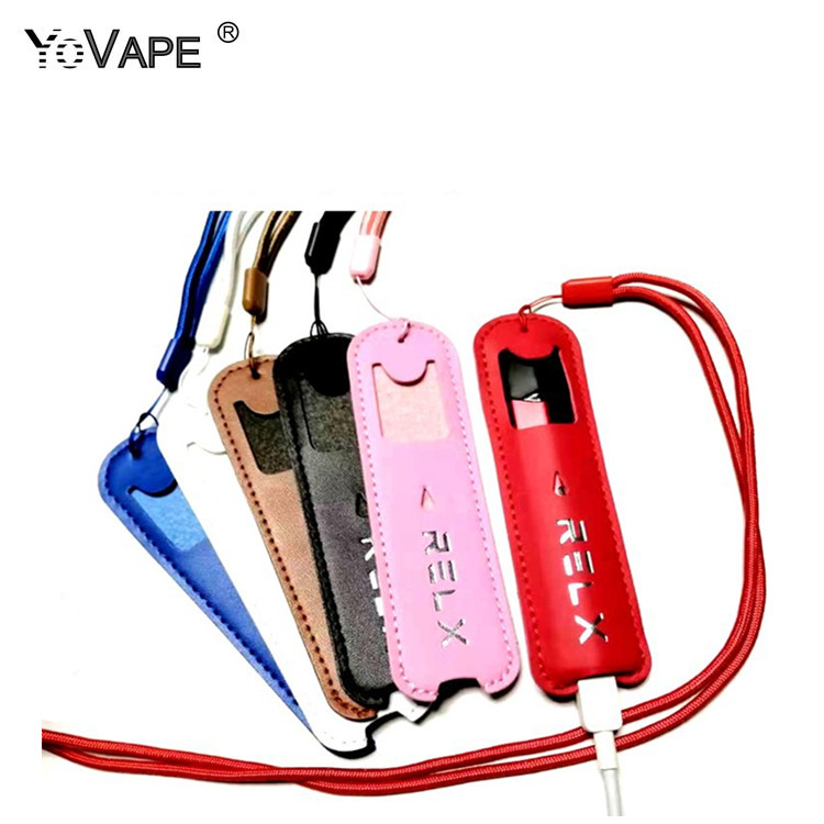 Vape ручка vape pod шнурки цепочки и ожерелья аксессуар pod электронная сигарета кожаный чехол Индивидуальные логотип для relx