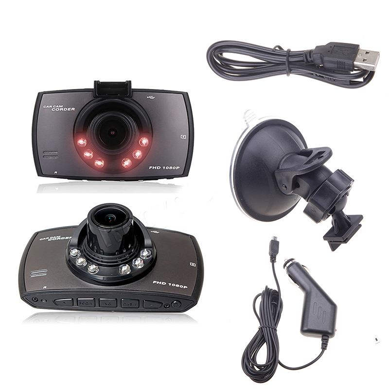 1080P HD Auto Car DVR Camera Dash Video Recorder LCD G-sensor Night Vision G30 Dash Cam HD Mirror Cam Portable Durable Fashion