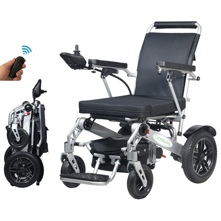 New design remote control folding wheelchair electric lightweight power wheelchair