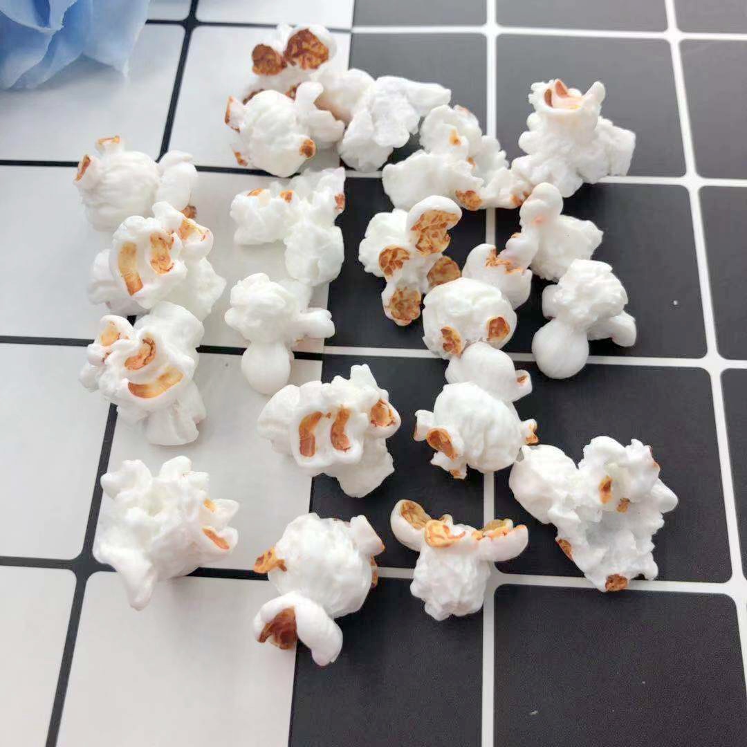 3D Подвески из попкорна, еда, кавайные милые Подвески для ключей, подвески для сережек, браслетов, изготовления ювелирных изделий, аксессуары «сделай сам»