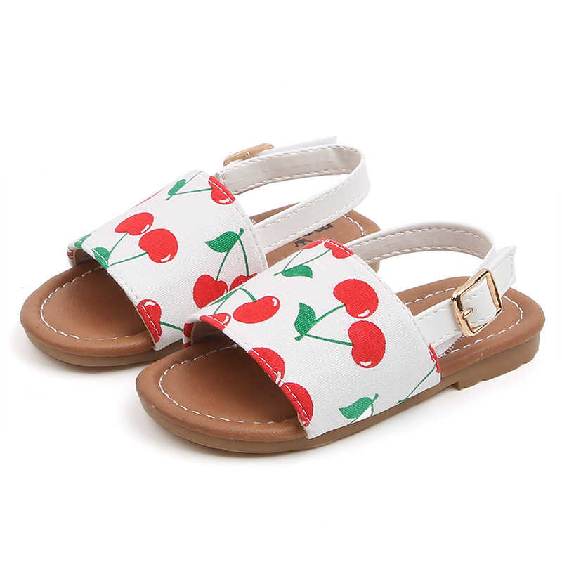S60220B new summer 2019 baby sandals fruit girls leather sandals