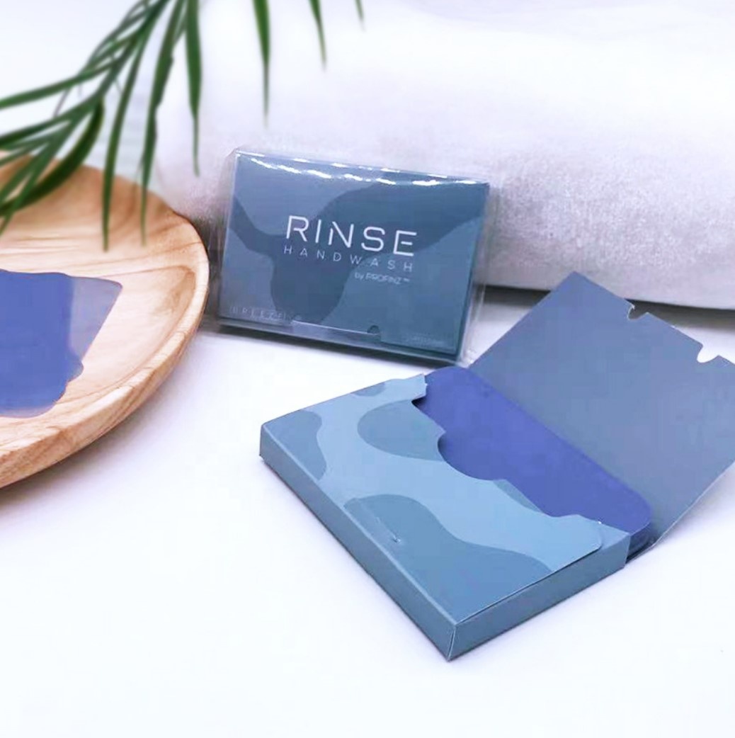 Portable Customized Paper Soap, Hand Soap на Go, Paper Sheets