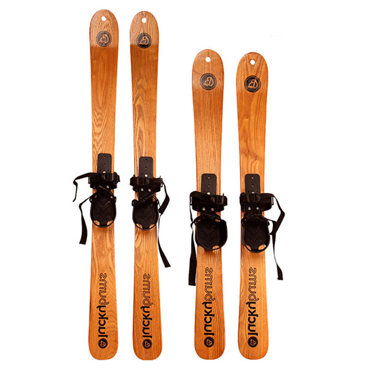 Wholesale wooden custom OEM logo design all mountain split blank skis boards training Adult and kids snowboards