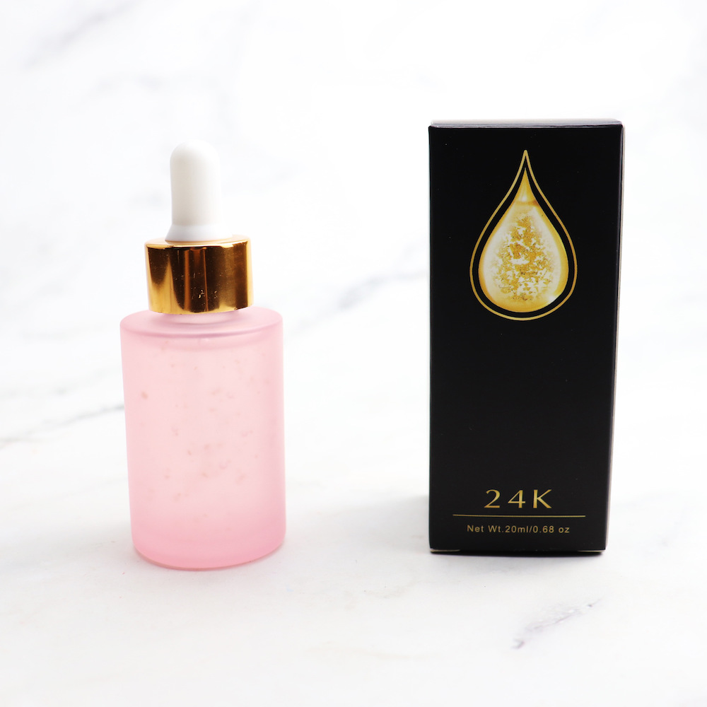 oem best selling essence supplier wholesale face makeup base primer dropper 24k Gold essential