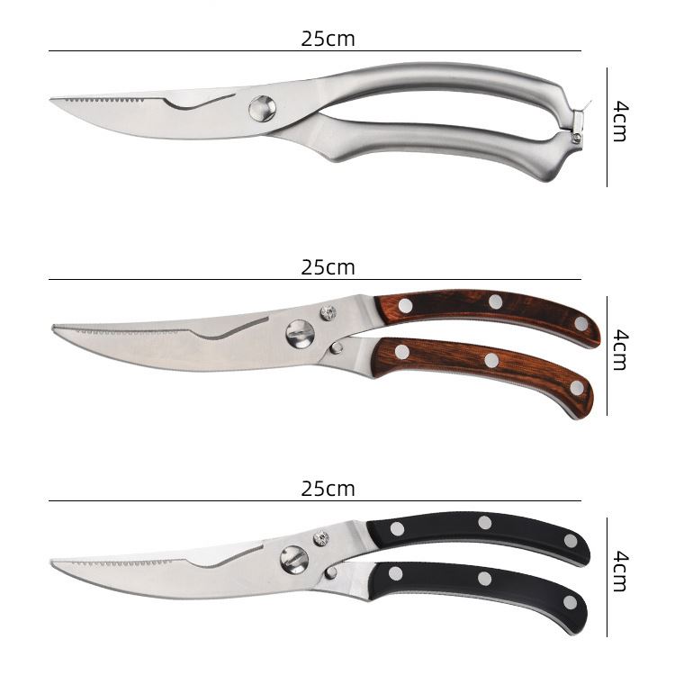 Factory high quality multifunction heavy hevy duty multipurpose chicken cutting chicken bone cutting poultry kitchen scissors
