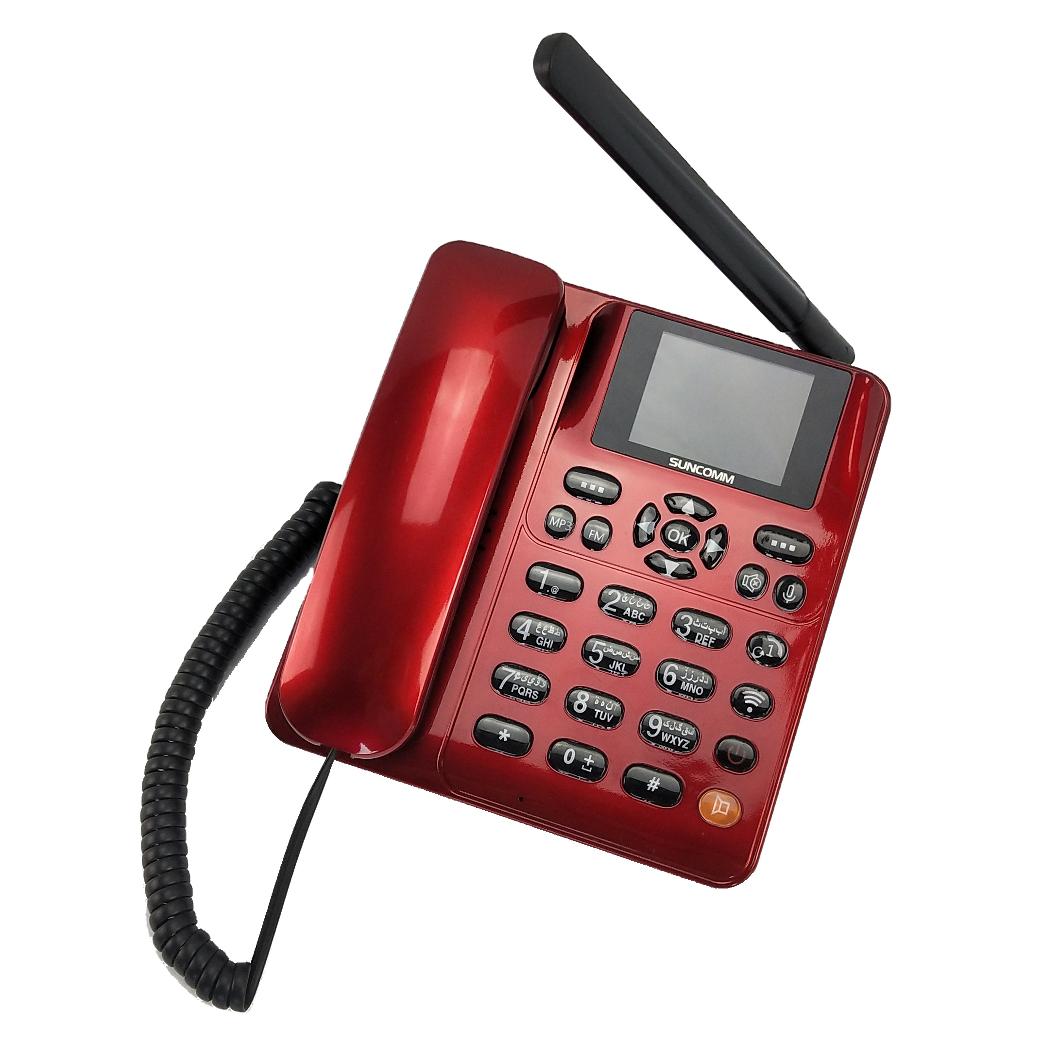4G LTE WIFI hotspot desktop phone for office fixed wireless telephone for home SUNCOMM LTE 818