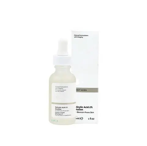 Salicylic Acid 2% Solution Essence 30mL Acne Spot Removing Pores Unclog Face Skin Makeup Oil-control Clear Cosmetic