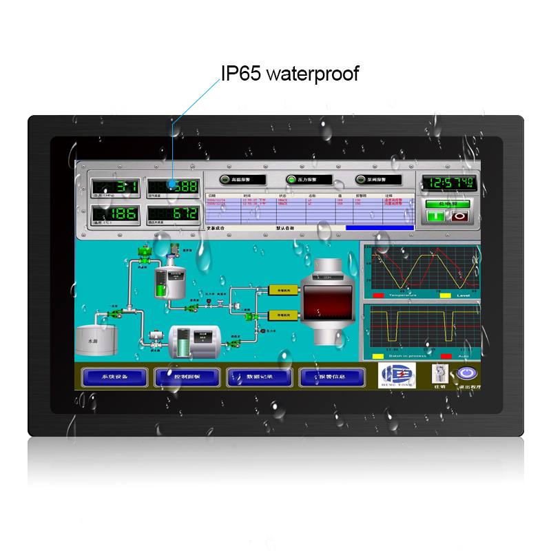 Oem-промышленного водонепроницаемый IP65 15 дюймов USB Сенсорный Монитор Площадь 15,6 дюймов TFT LCD резистивный сенсорный экран монитора
