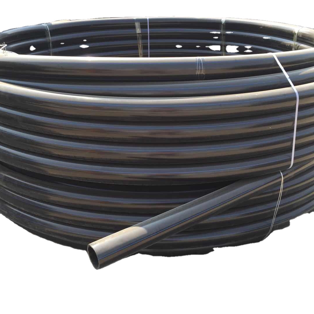 Pe 100Pe80 Sdr 11 Hdpe трубы для водоснабжения и канализации 4 дюйма Труба ПНД пластиковые фитинги Черный стыковой сварки типа прайс-лист