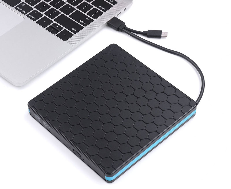 Внешний DVD-привод, USB 3,0 портативный CD/DVD +/-RW-привод для ноутбука, CD ROM, горелка, совместимая с ноутбуком, настольным ПК