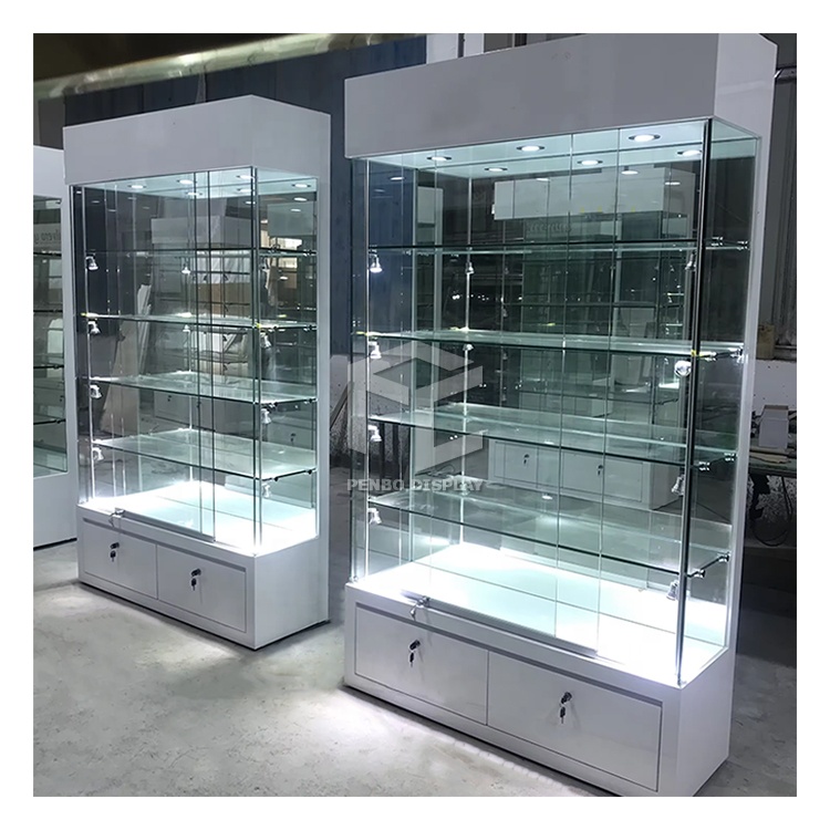 Boutique display cabinet and used glass showcases and display cases for jewelry showcase smoke shop display vitrine