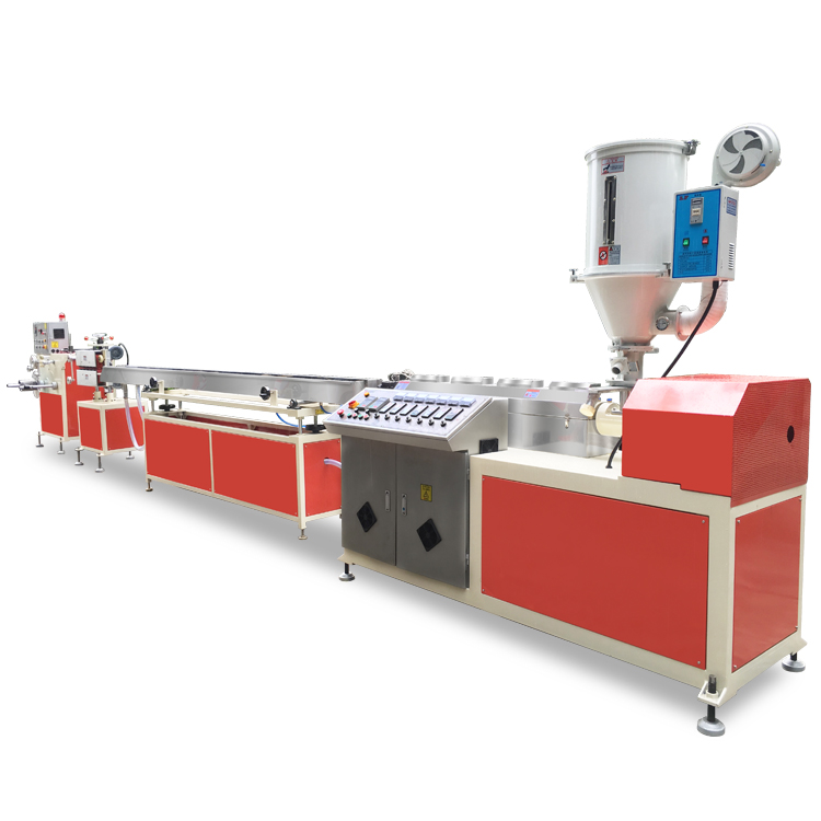 Songhu single screw extruder machine LDPE purified water tube making extrusion machine for RO system