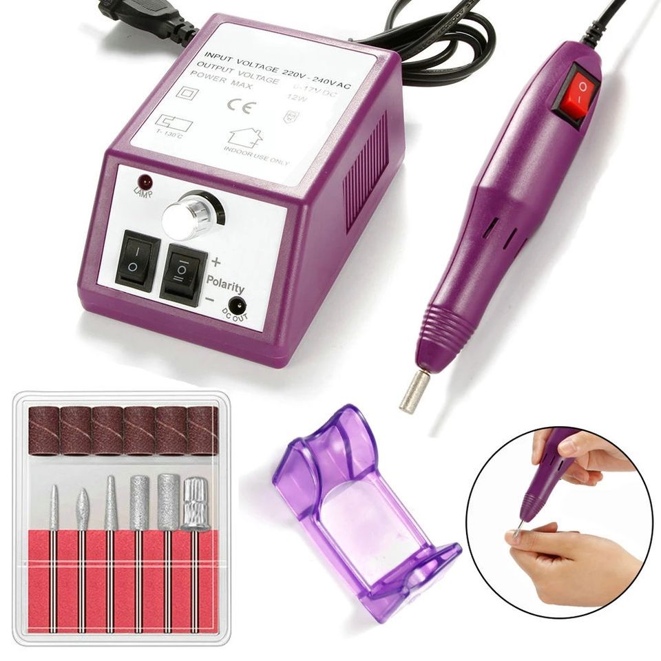2024 Professional Nail Polisher Machine for Nail Salons High-Speed 12W Pedicure with Gel and Acrylic Remover High Quality