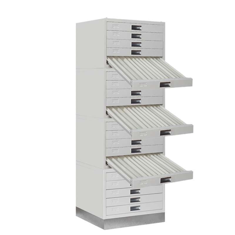 Hospital Use Build In Divider Metal Tool Cabinet Pathological Section Glass Slicing Cabinet