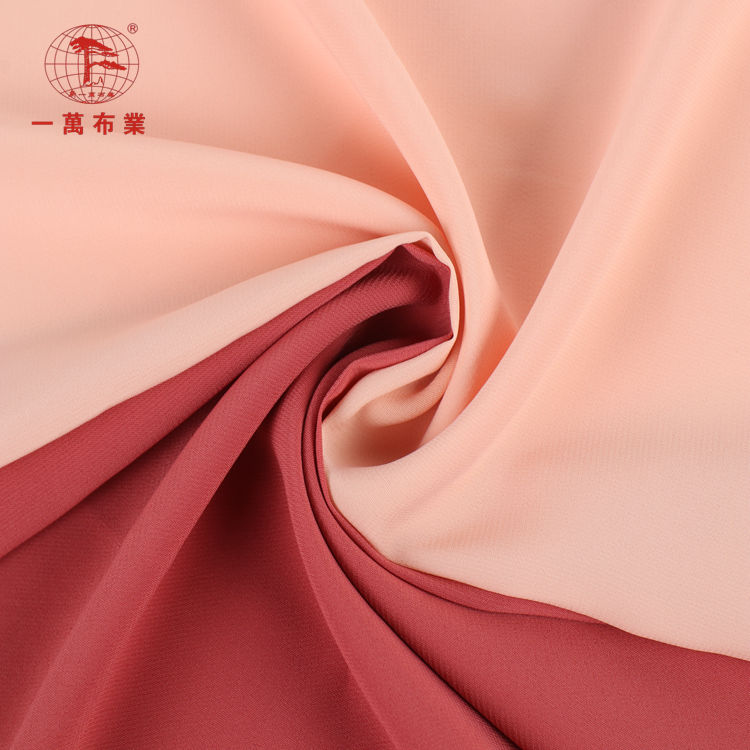 Hot sale 97%polyester spandex 100D chiffon plain dyed fabric for woman