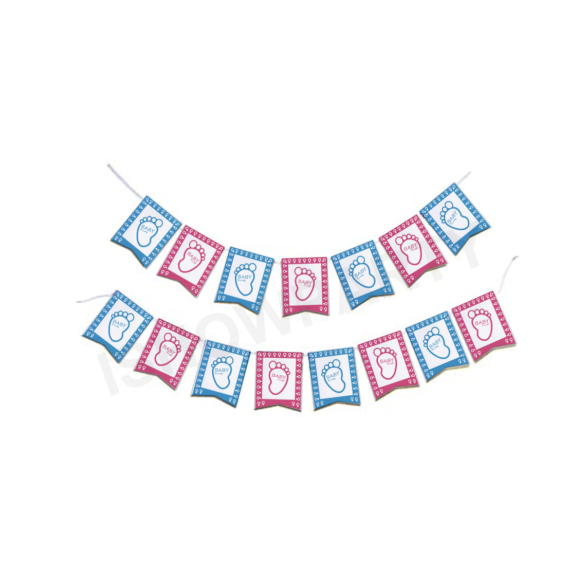 Party Box Assorted Boys or Girls Eco Friendly Birthday Purple Footprint Party Supplies
