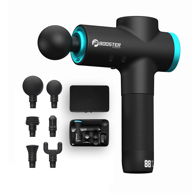 Electric fashion precussive vibrating mini massage gun/massager gun for deep tissue brushless muscle