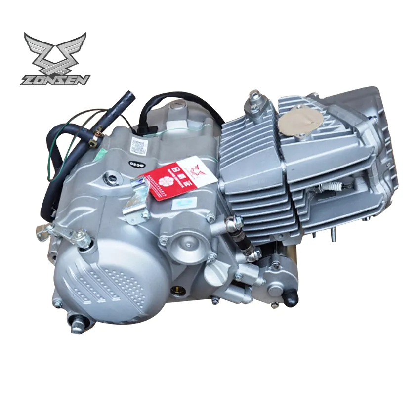Motorcycle horizontal engine Zongshen W190cc Zongshen 190cc 5-speed variable speed off-road motorcycle engine assembly
