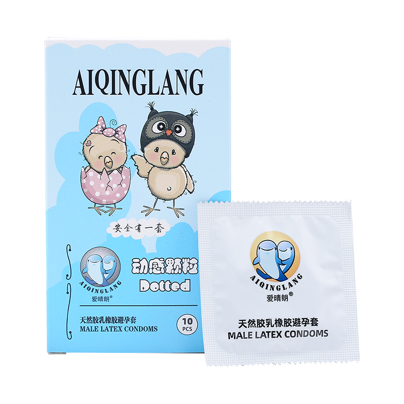 Cheap Wholesale Price Cartoon Super Cute Series Bump Particles Dotted Peak Ultra-Thin Adult Orgasm Condoms