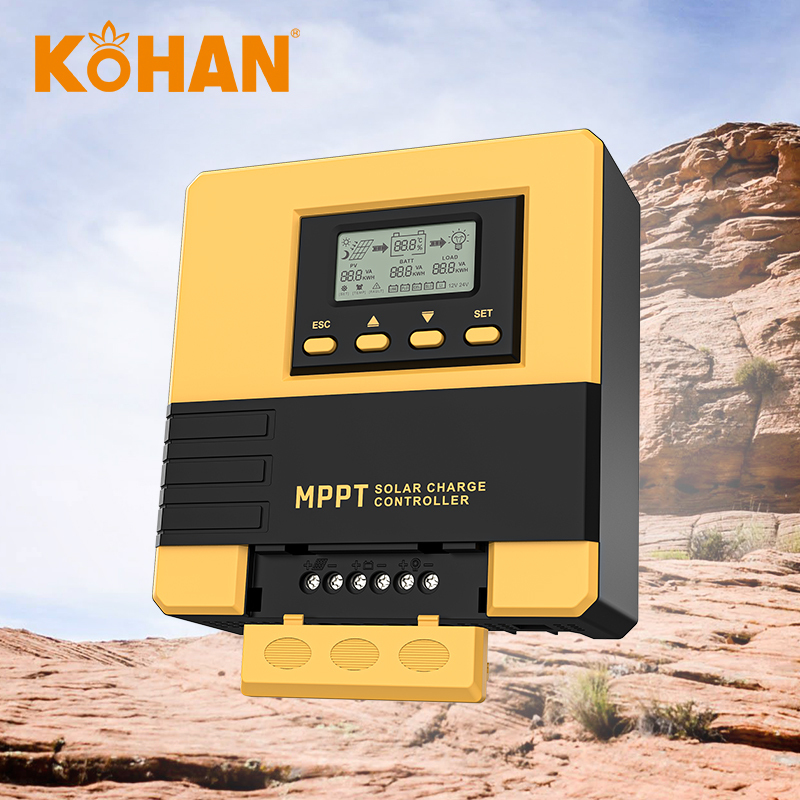 Solar Charge Controller 12/24V 20A 30A 40A 60A Solar MPPT Charger Controller with LCD Display