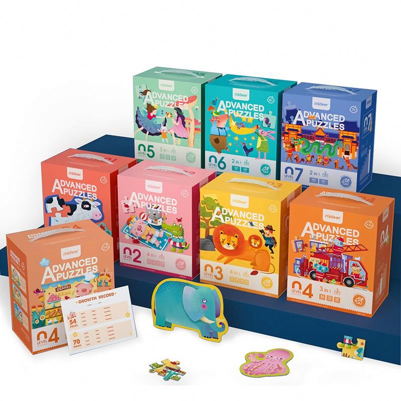 Advance Puzzle Mideer Toys Level Up Puzzle MD3100 игрушки для детей художественные Пазлы