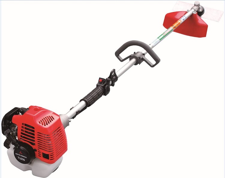 Кусторез с ручкой двигателя 26cc Mitsubishi TU26, сертификат CE