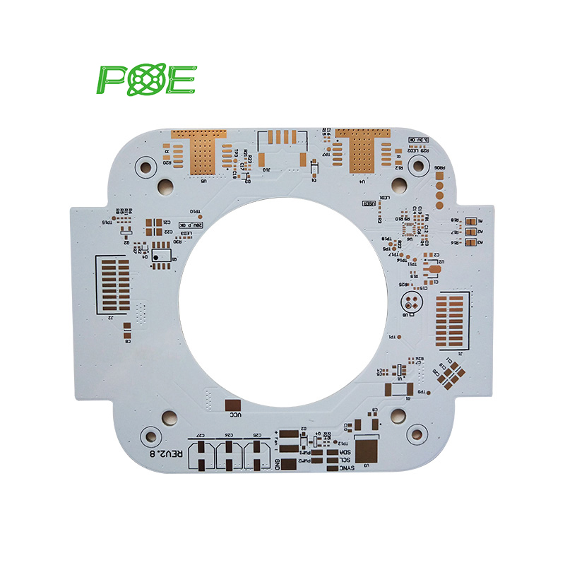 Белая Алюминиевая СВЕТОДИОДНАЯ плата 94v0 pcb board