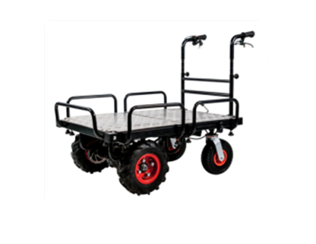 400 кг 350W платформенная тележка тачки heavy duty платформа электронной ручной тележки сада Электрический штабелер handtruck ручной трейлер