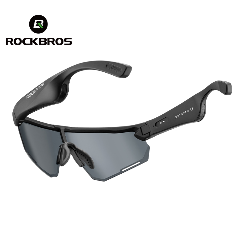 Модные солнцезащитные очки ROCKBROS, новейшие 2023 очки с Bluetooth, смарт-беспроводные очки со встроенным динамиком, гарнитура