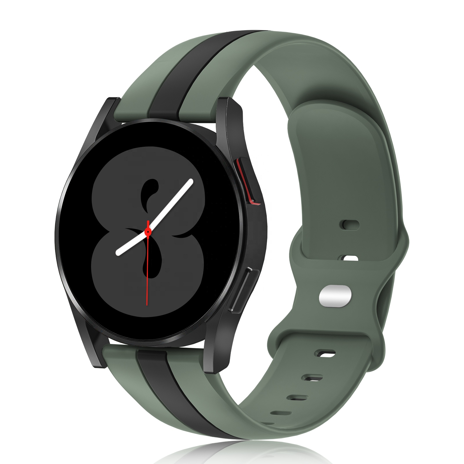 Модный Красочный дизайн силиконовый ремешок 20 мм совместим с Samsung Galaxy Watch 4 40 мм 44/часы 3 41 мм/для активного отдыха, для мужчин и женщин