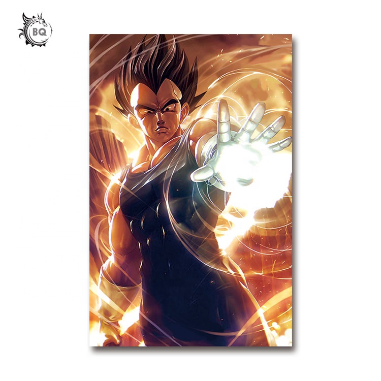Популярный японский постер DBZ с откидной крышкой, Декор, Настенная картина, аниме, художественный постер для рекламных подарков