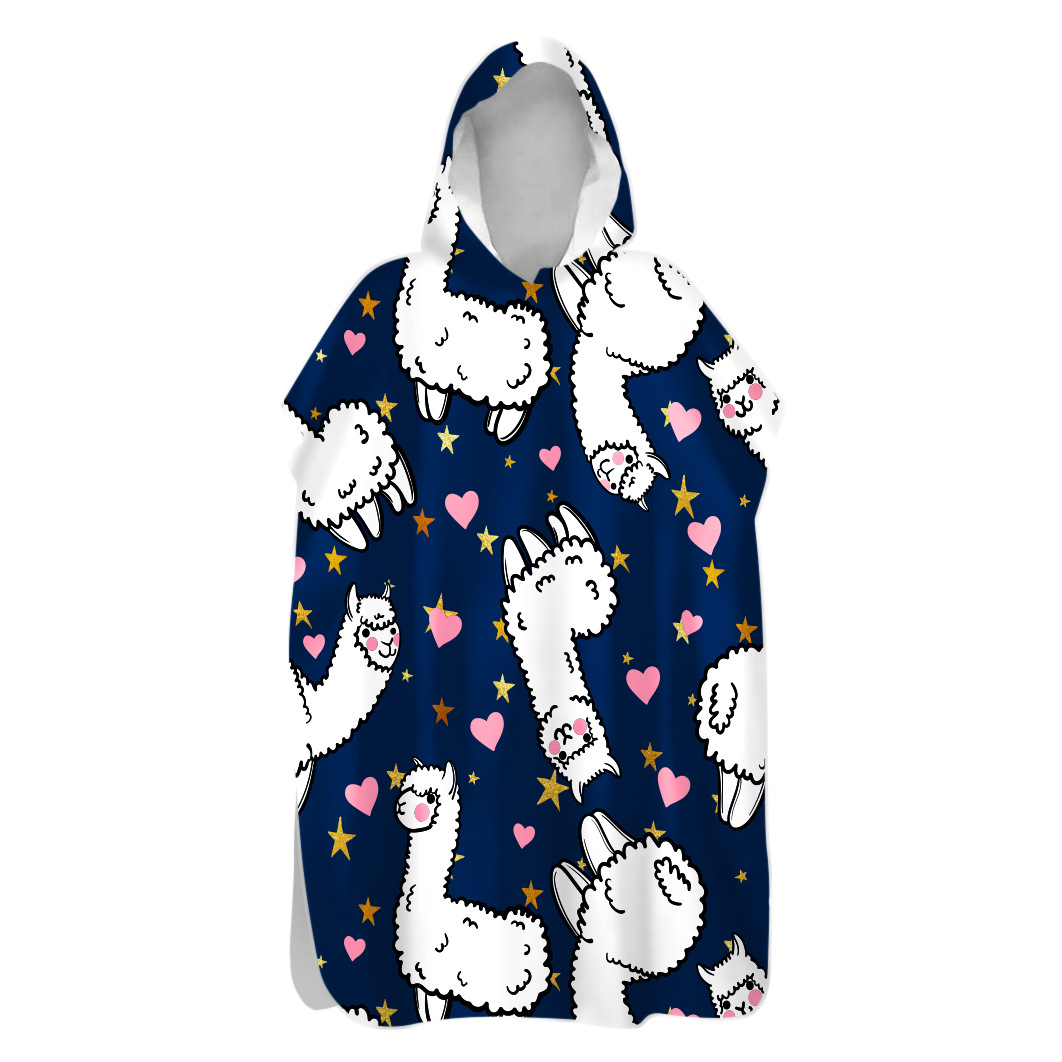 In Stock Surf Hoody Super Water Absorbing Hooded Sublimation Hoodie Towel