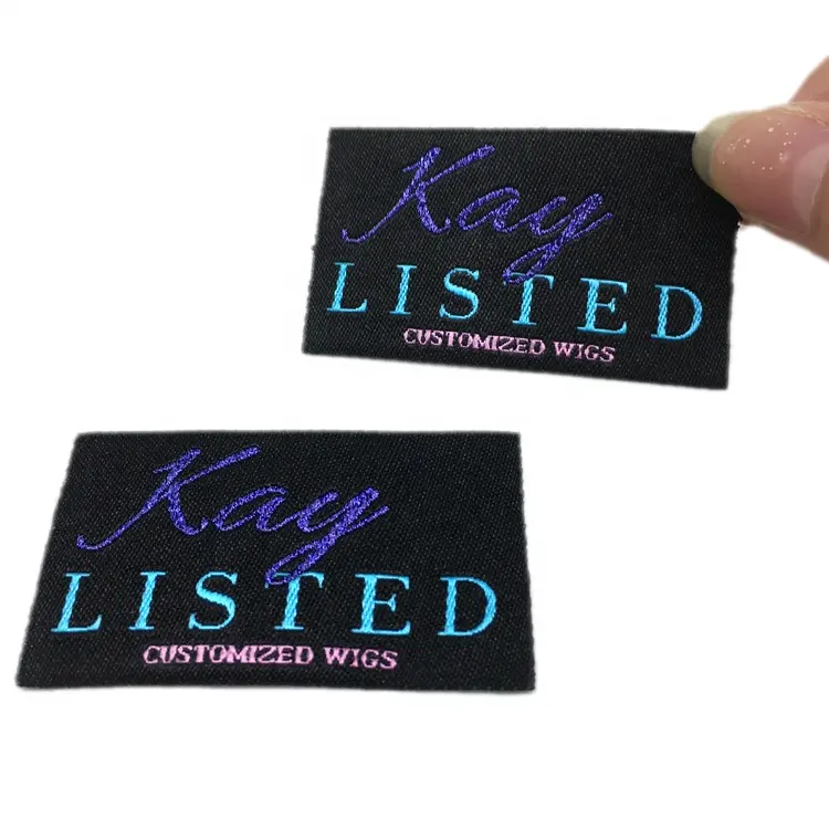 High Performance Cheap Custom Wig Tag Woven Labels Wig Labels