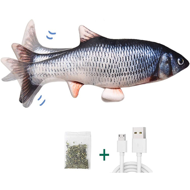 Usb 3d мягкая движущаяся игрушка пес электронная Рыба для кошек Игрушка, кошка рыба игрушка интерактивный пес игрушка пес электроника для гато