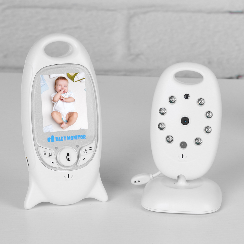 VB601 Video Baby Monitor Wireless 2.0'' LCD Babysitter 2 Way Talk Night Vision Temperature Security Nanny Camera 8 Lullabies
