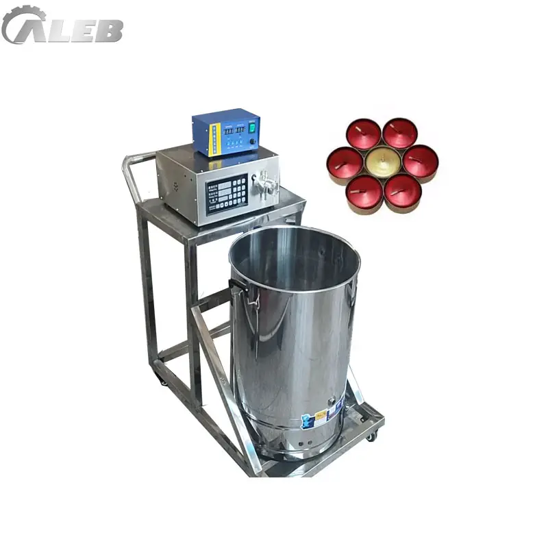 Tea light making heated wax oil pump machine candle filling machine High quality stainless steel candle lamp filling machine
