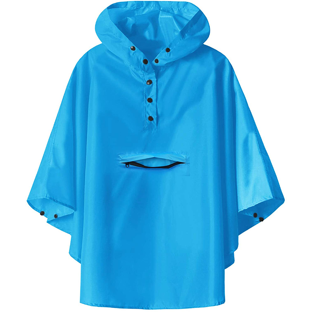 Lightweight Kids Rain Poncho Jacket Waterproof Outwear Rain Coat