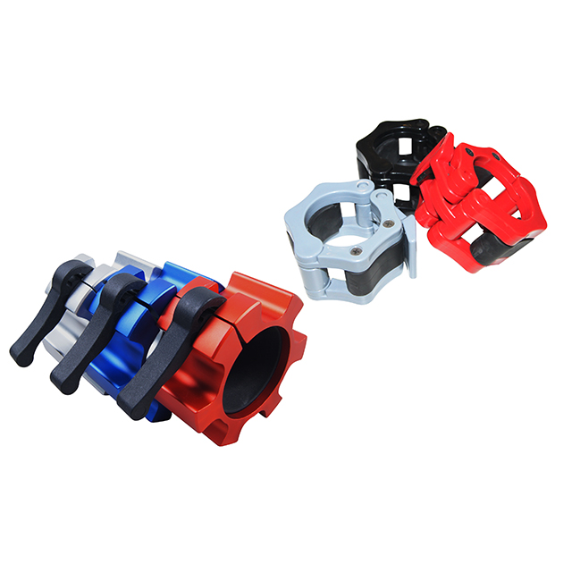 50mm Colorful Collars bar locking Quick Release Clamp Weightlifting Clips Barbell