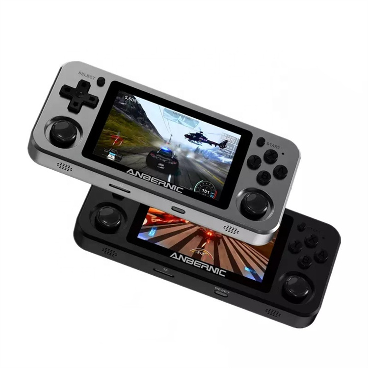 Портативная портативная игровая консоль в ретро стиле RG351P, 3,5 дюйма, IPS, 64 ГБ, Wi-Fi, система Opensource, игровой плеер, рождественский подарок