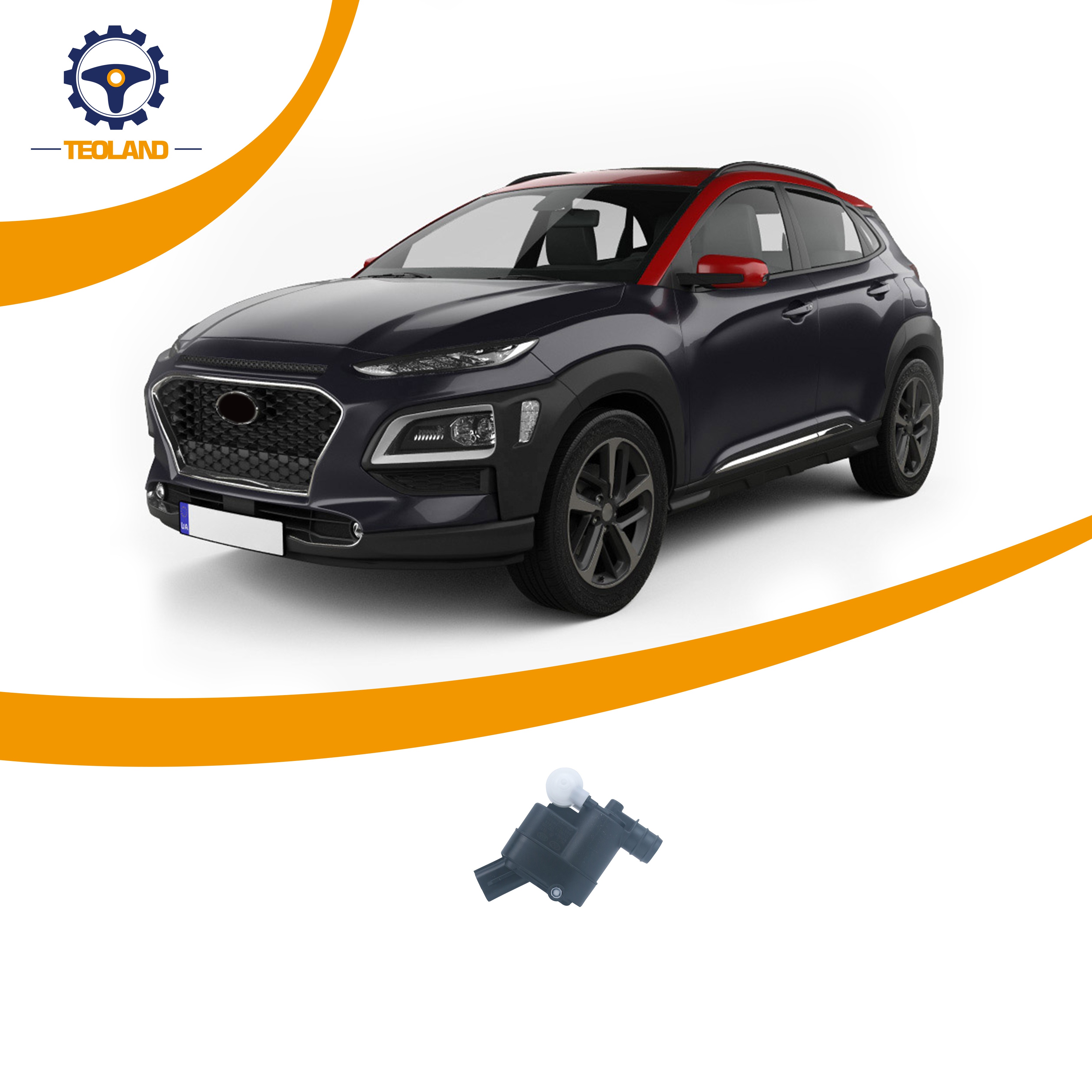 Автомобильные электрические системы 985102W500, насос омывателя лобового стекла для Hyundai Grand SantaFe 2017, насос омывателя 98510-2W500