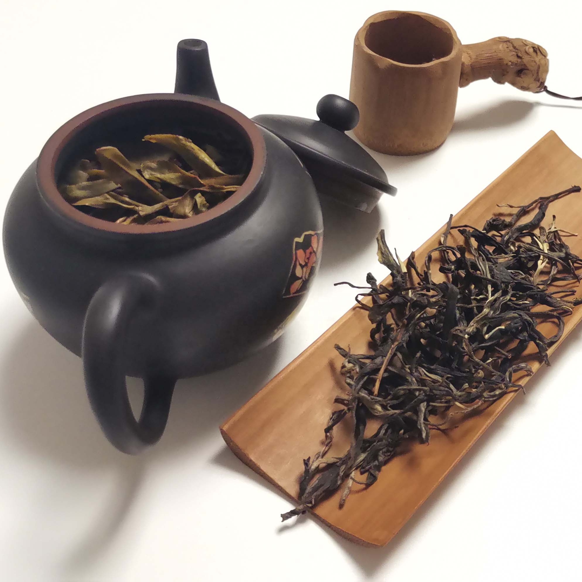 Wholesale Chinese bulk tea fermented tea Yunnan ancient tree Pu'er gushu tea is called the heart of gratitude