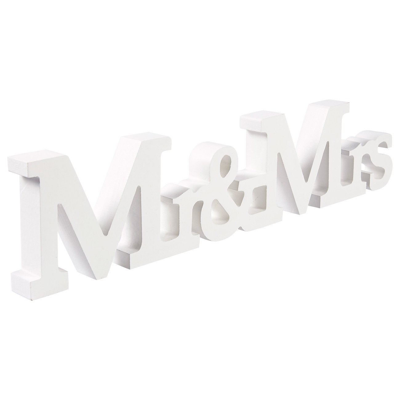 Свадебные украшения с надписью «Mr Mrs»