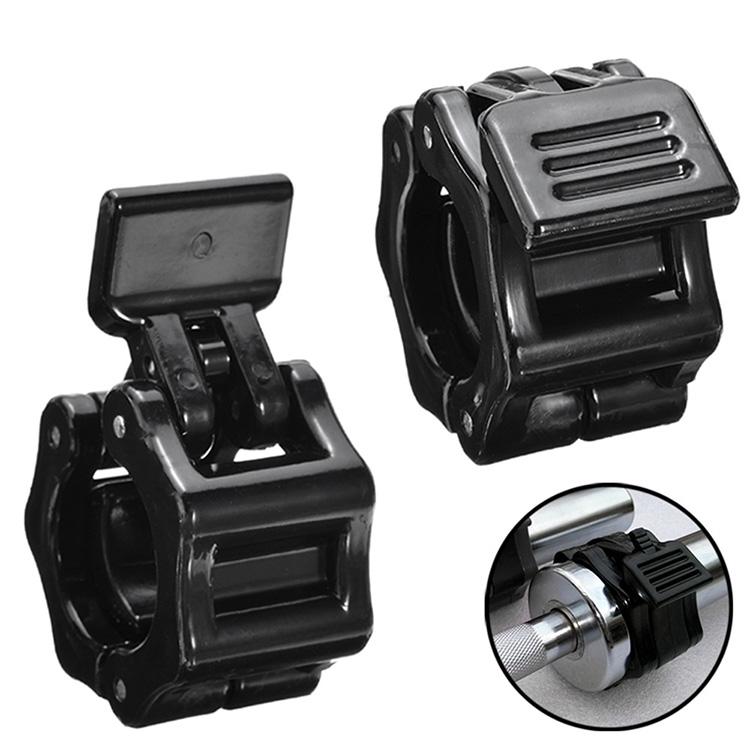 Gym Training Fitness Body Building Supplies 25mm Dumbbell Clips Barbell Bar Lock 2" Weight Clamps Collars