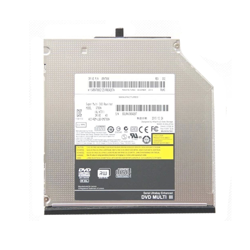 Для Lenovo Thinkpad T420 T510 W520 W510 T510i T520 R400 8X DVD RW RAM двухслойный DL Writer 24X CD горелка оптический привод 12,7 мм